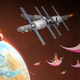 Image for article titled A Buddhist temple adorned with paintings of Superman, Neo, and other scifi heroes